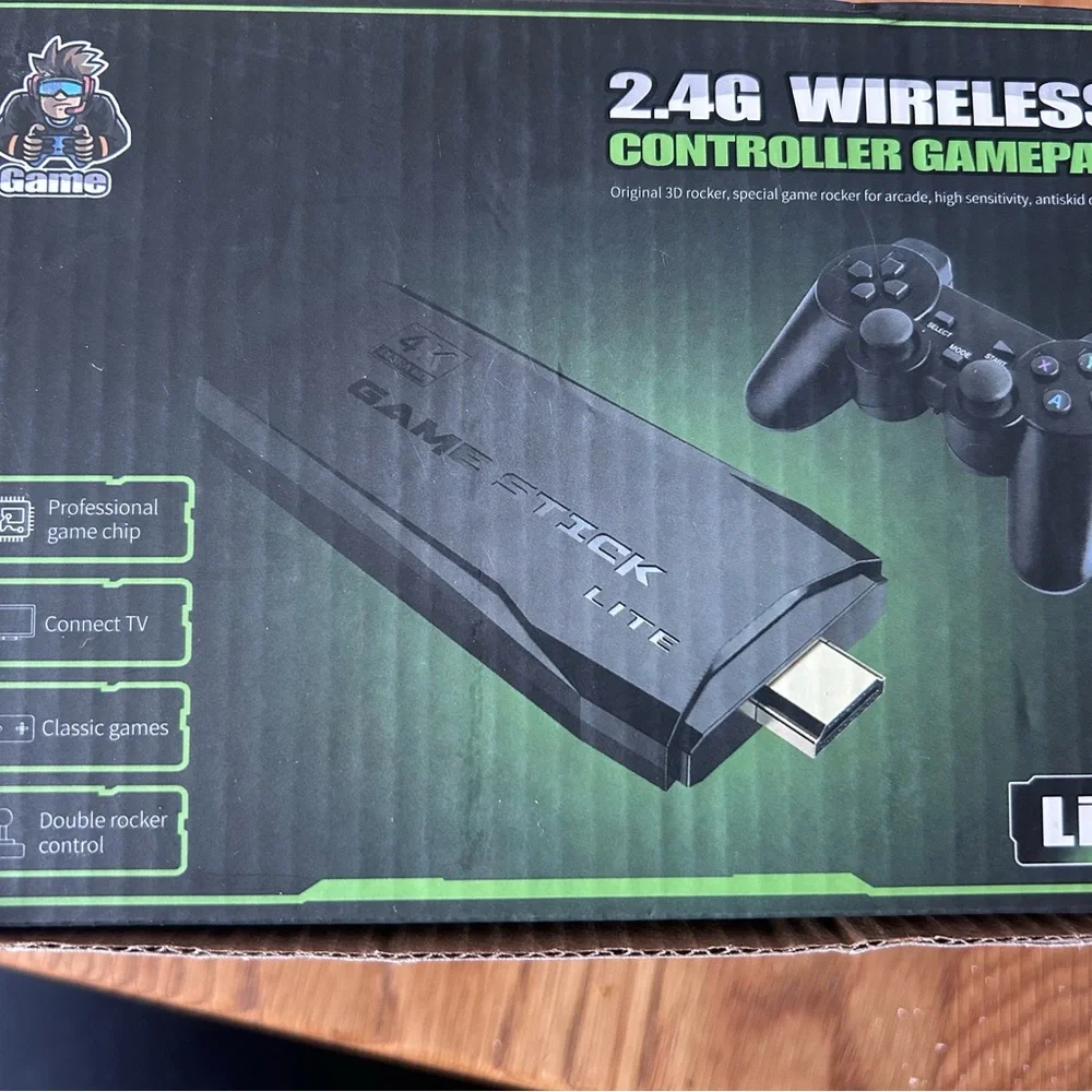 2.4G Wireless Controller Gamepad - Black
